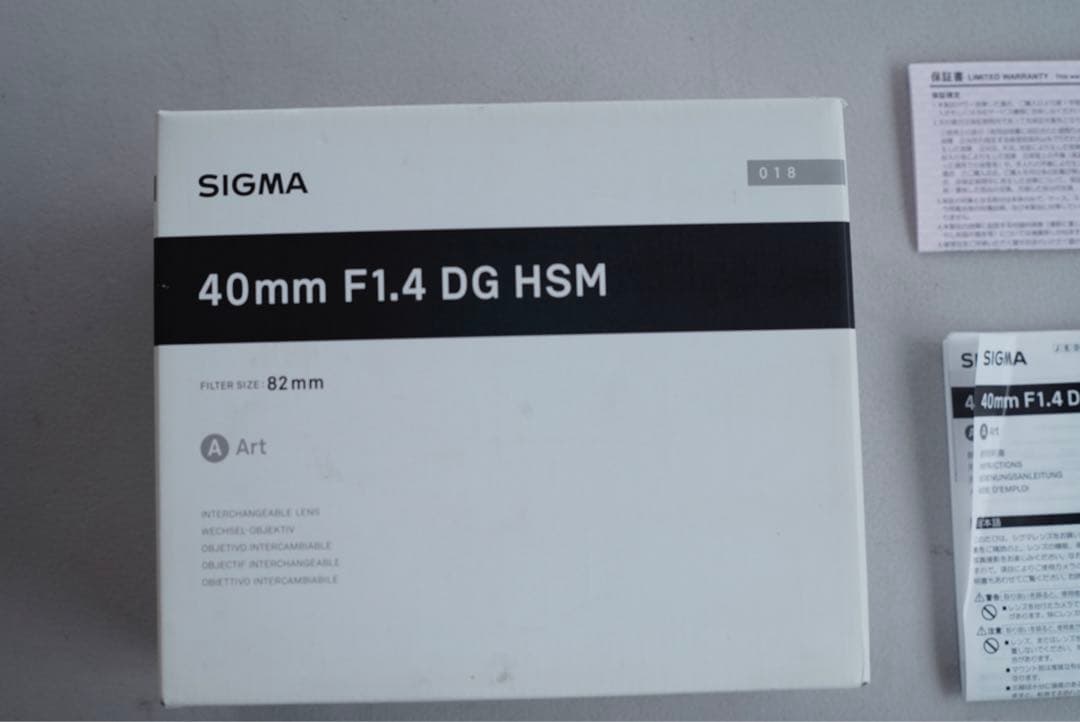 狐*き様 SIGMA 40mm F1.4 DG HSM Art sony E