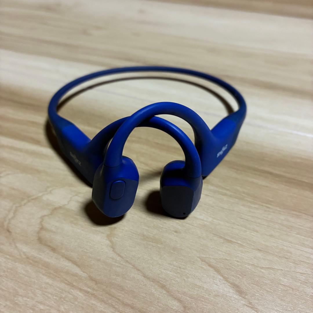 shokz OpenRun S803 ブルー 充電ケーブル付き