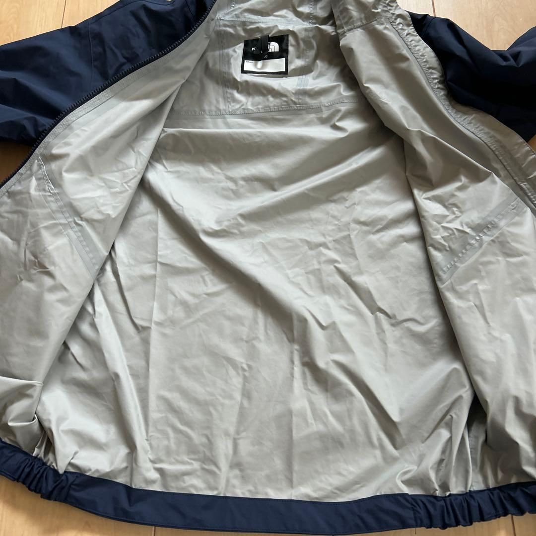 ノースフェイス　レインテックス ユリイカ　ナイロンジャンバー　パンツ 上下　紺