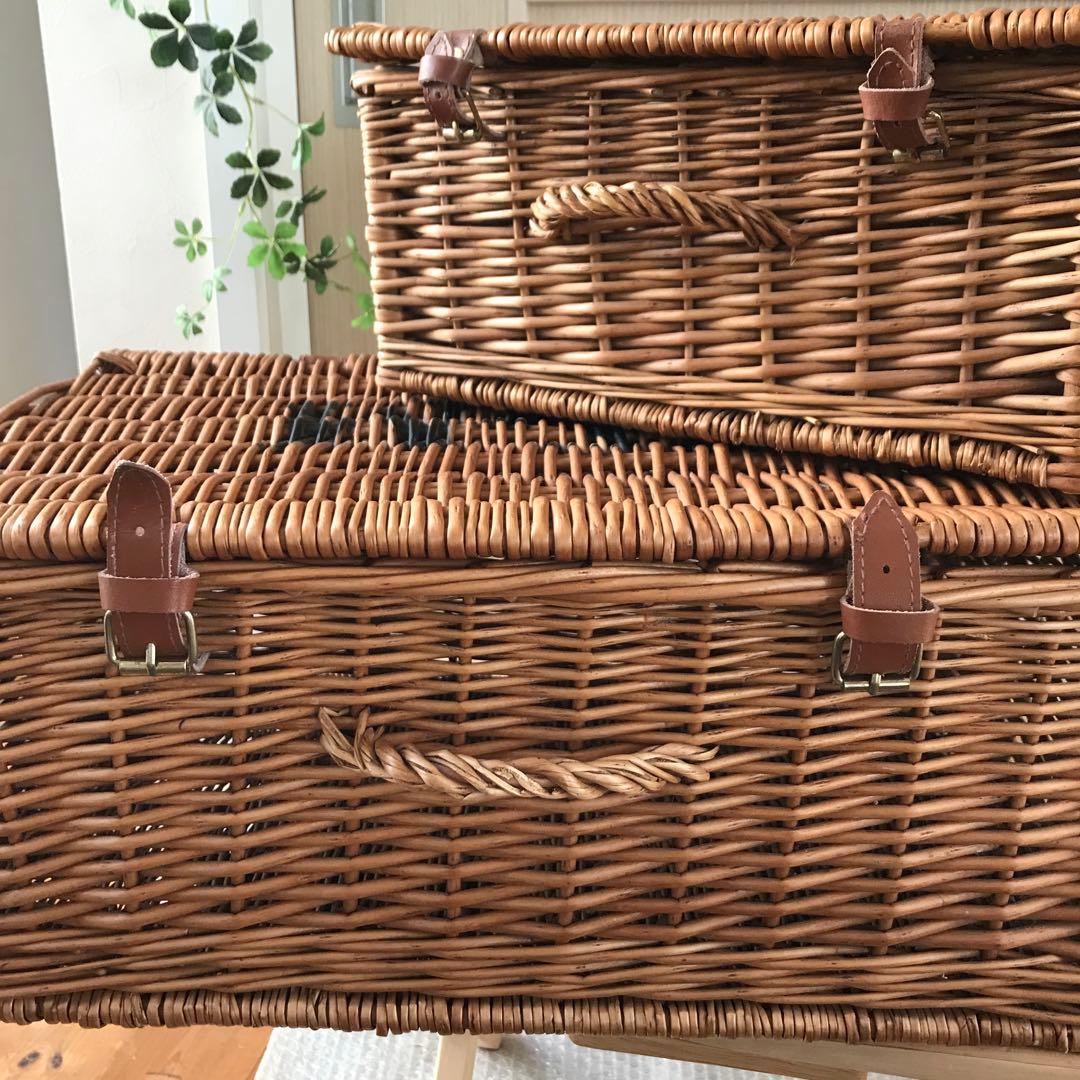 m*e様 【2個】フォートナムアンドメイソン　ピクニックバスケット収納バスケット