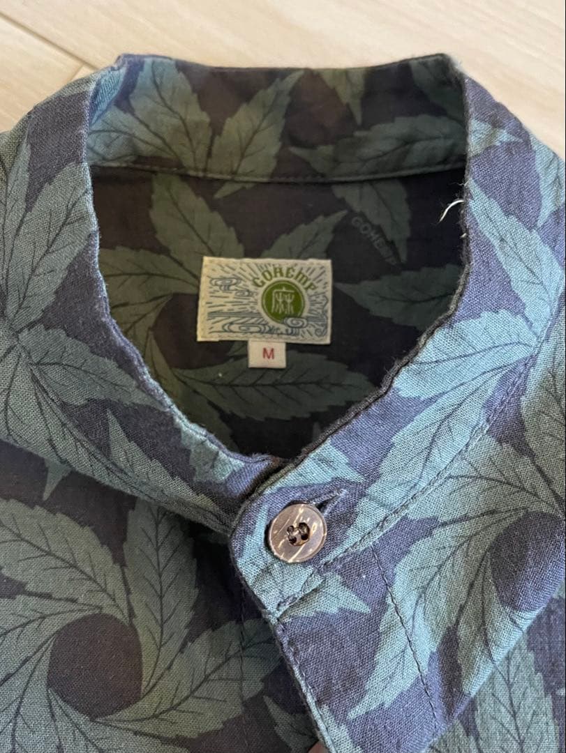 GO HEMP セットアップ ヘンプ コットン 半袖シャツ イージーパンツ M