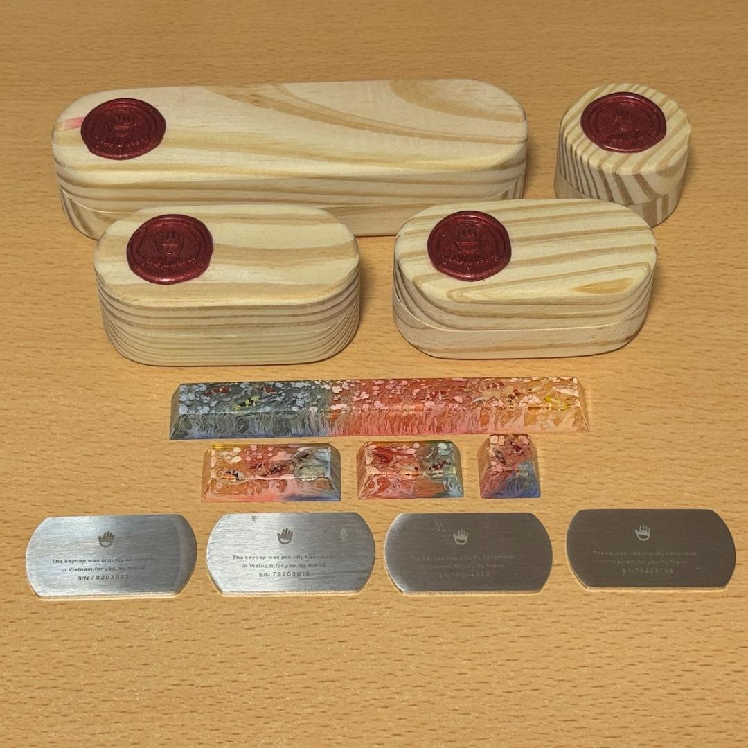 キーボード Jelly Key Zen Pond III - Goshiki Ruby