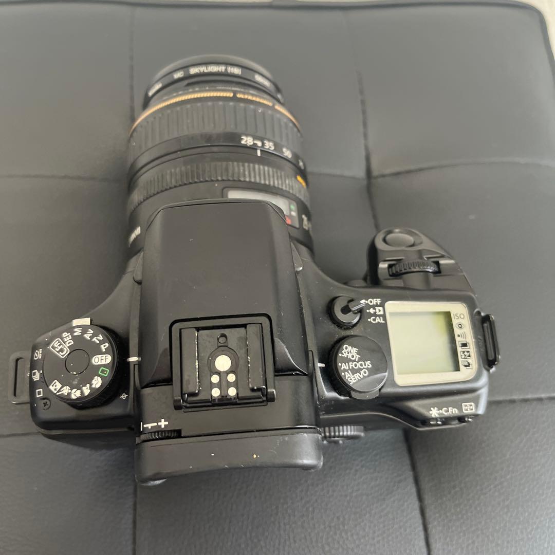 ジャンク品 cannon キャノン EOS 一眼レフフィルムカメラ レンズ付き