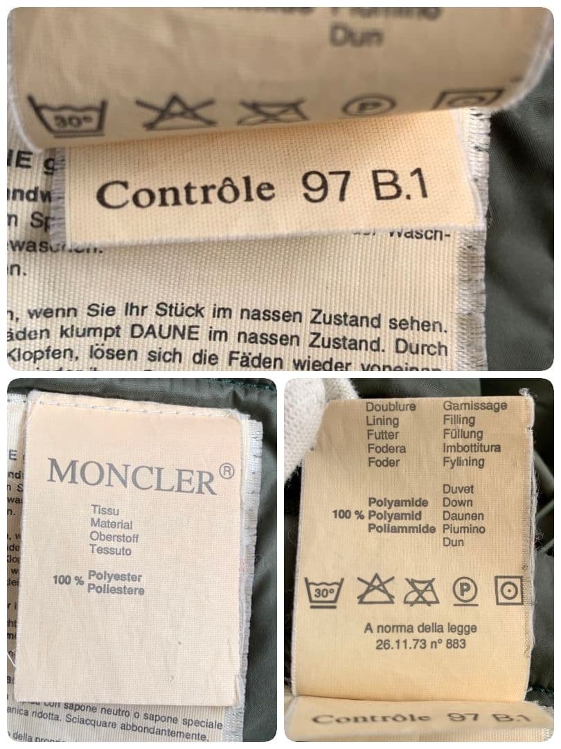 美品 モンクレール 青タグ パリス ダウンジャケット M 廃盤品 2way