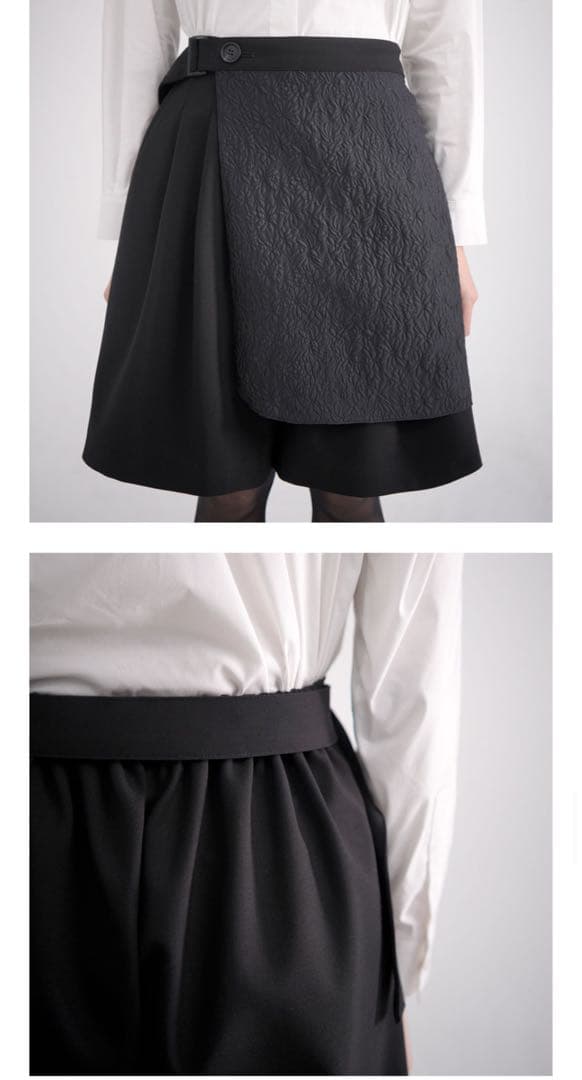 ユノイアeunoia Jacquard Wrap Short Pants