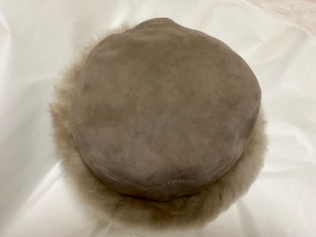 ❤️ 美品未使用　イタリア製　Grevi modoグレヴィ グレージュ　ファー