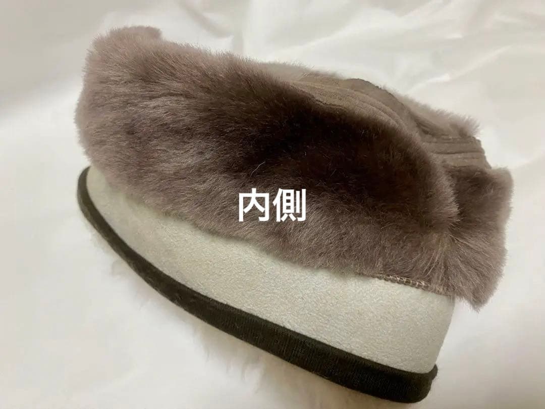 ❤️ 美品未使用　イタリア製　Grevi modoグレヴィ グレージュ　ファー