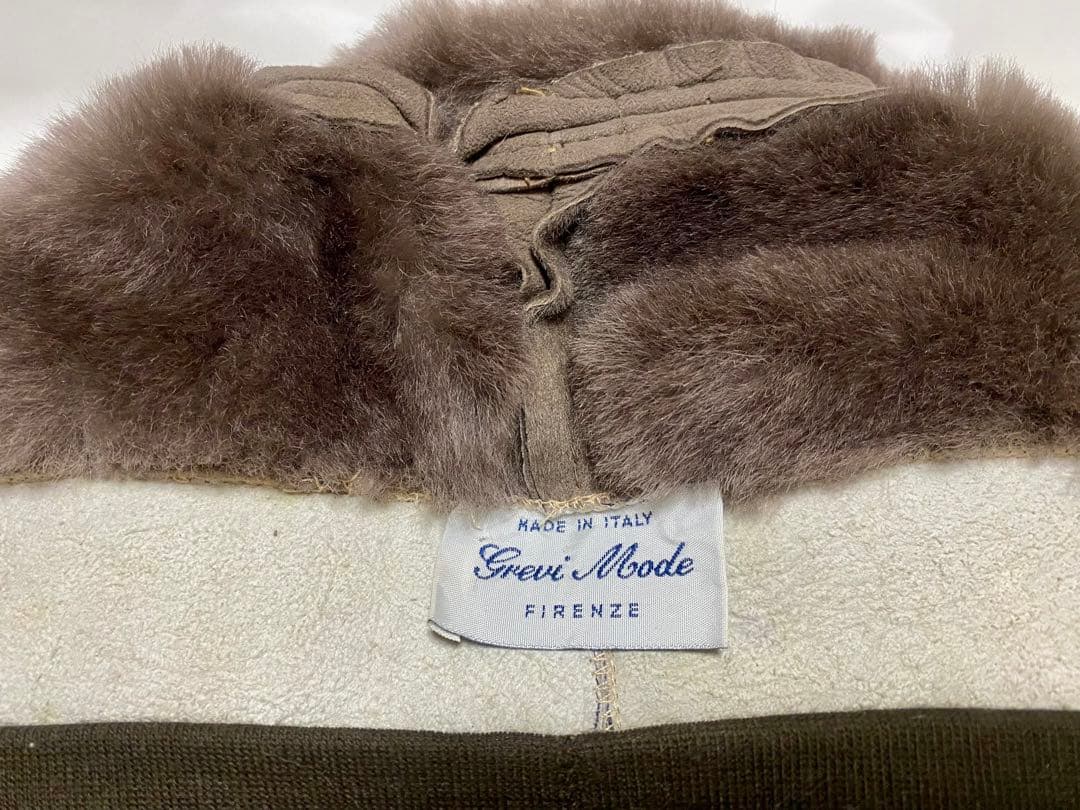 ❤️ 美品未使用　イタリア製　Grevi modoグレヴィ グレージュ　ファー