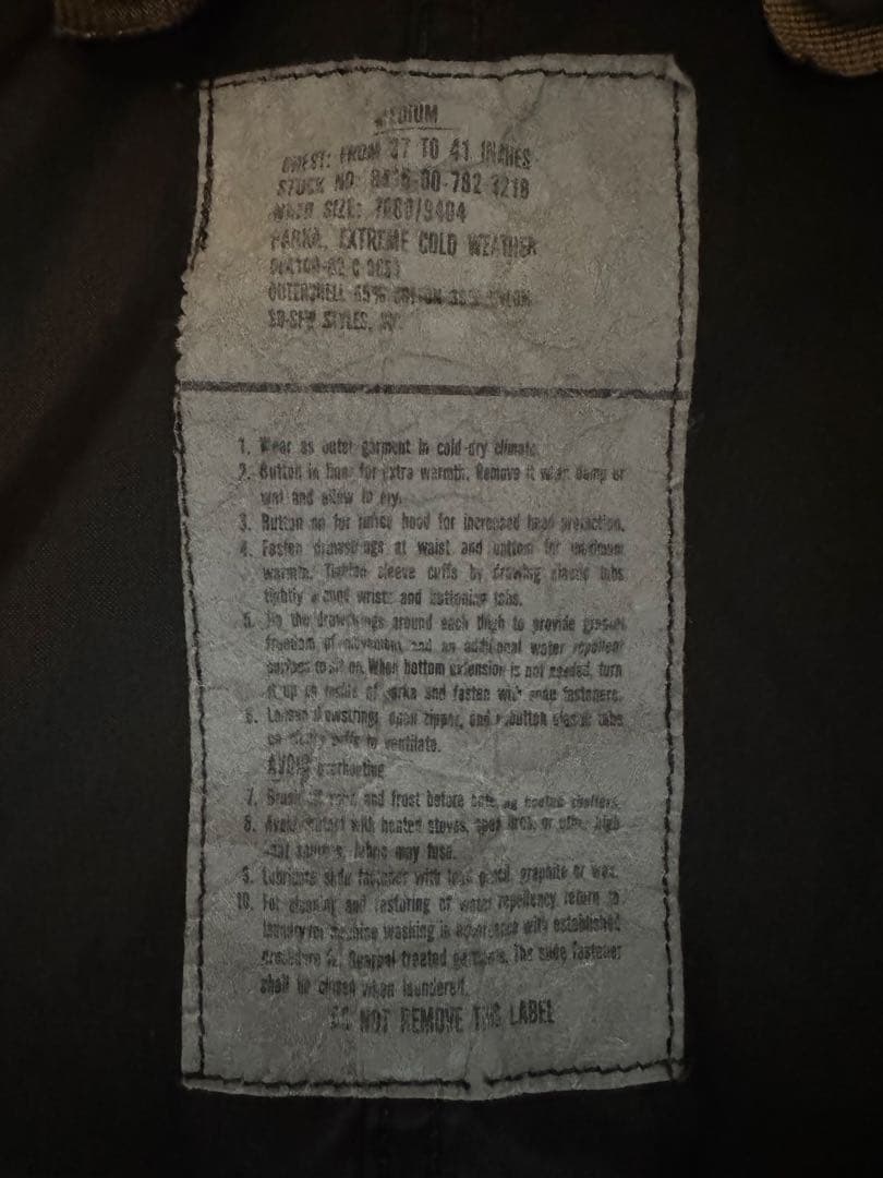 ジャケット・アウター FIFTH GENERAL STORE M-65 Fishtail Parka