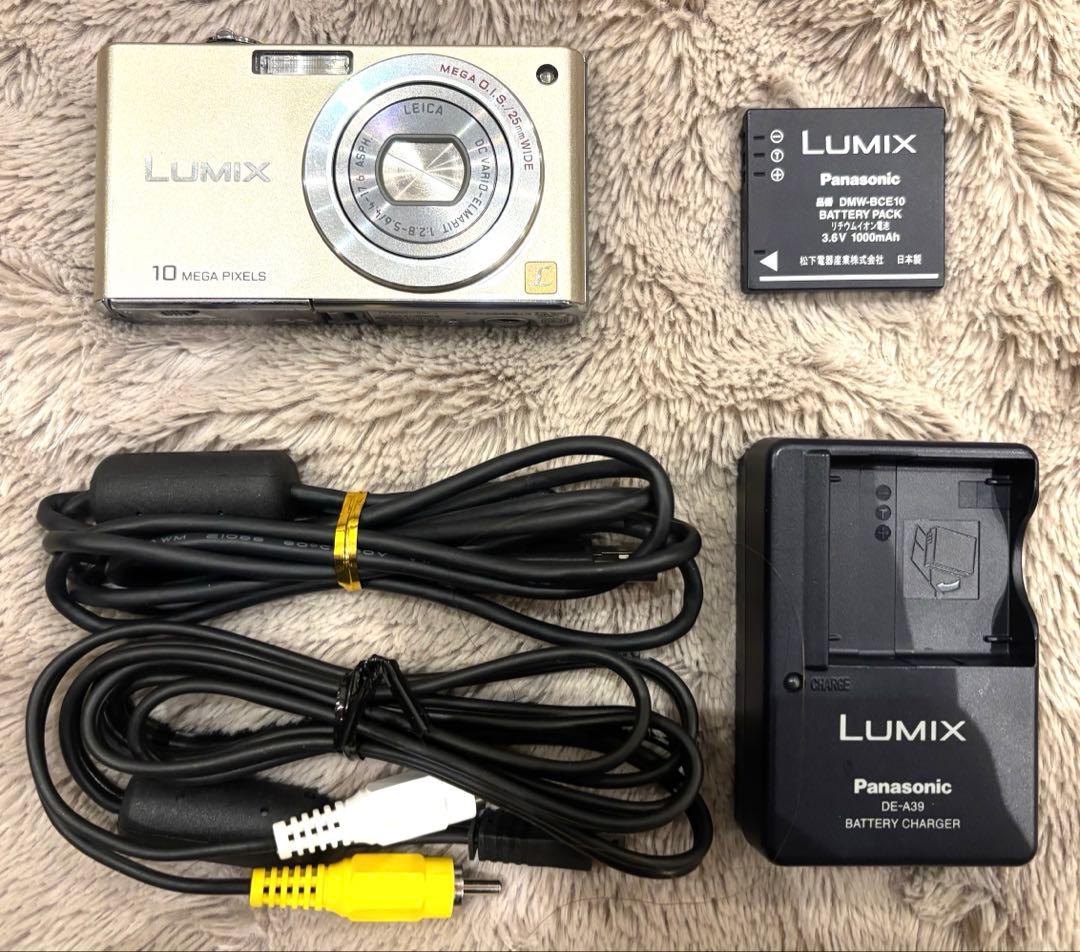 Panasonic LUMIX DMC-FX35 ゴールド　元箱付　　動作確認済