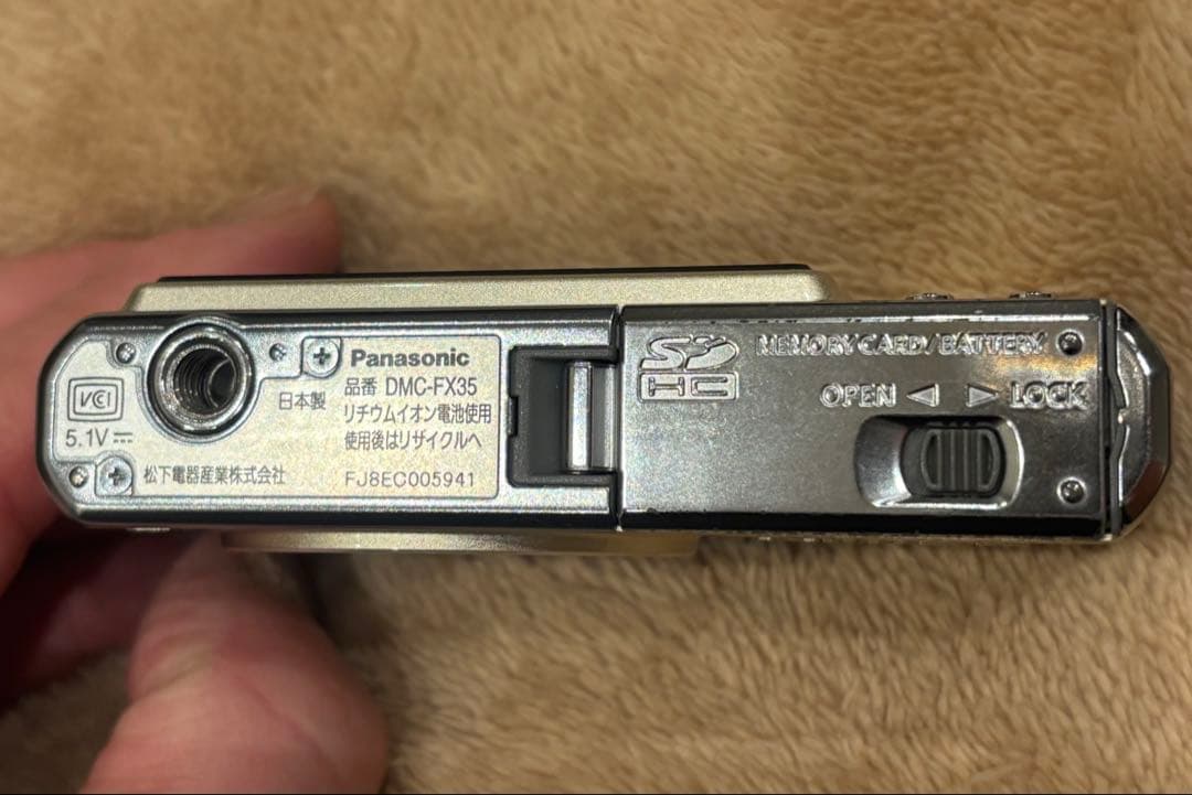 Panasonic LUMIX DMC-FX35 ゴールド　元箱付　　動作確認済