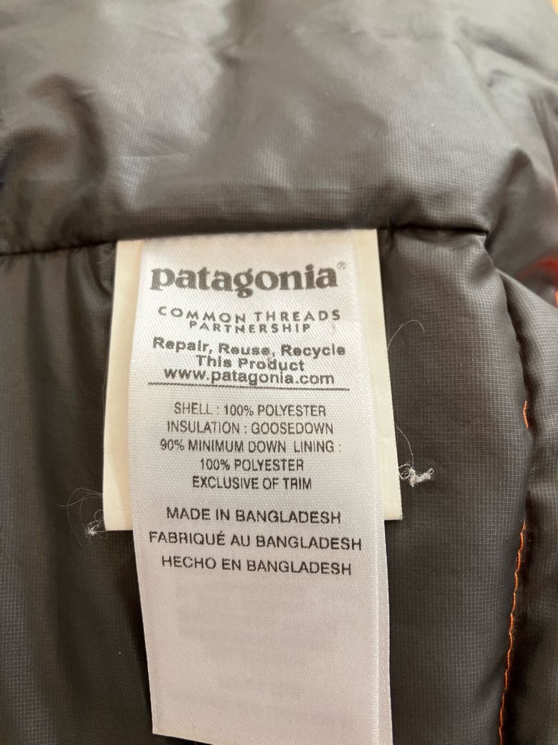 パタゴニア　ダウンセーター　Mサイズ　オレンジ