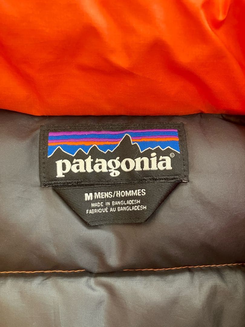 パタゴニア　ダウンセーター　Mサイズ　オレンジ