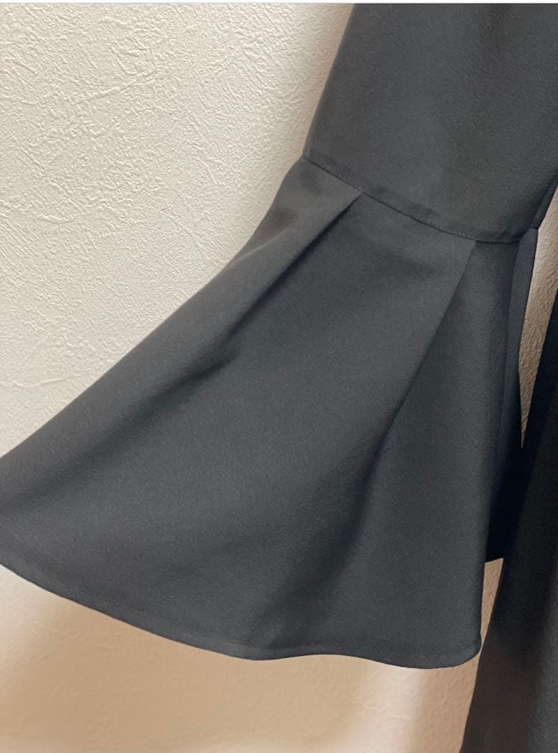 留袖ワンピース　3L/135　作家物/手描き/本金箔　アンブレラ袖　正絹