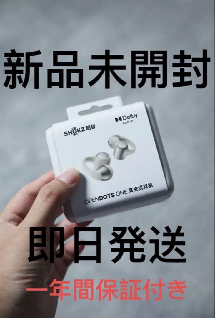 【新品未開封】SHOKZ OPENDOTS ONE グレー　一年間保証付き