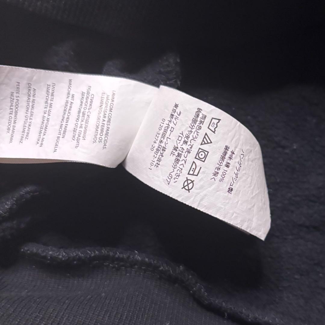 ポロラルフローレン ポロベア デザイン プルオーバー スウェット トレーナー 黒