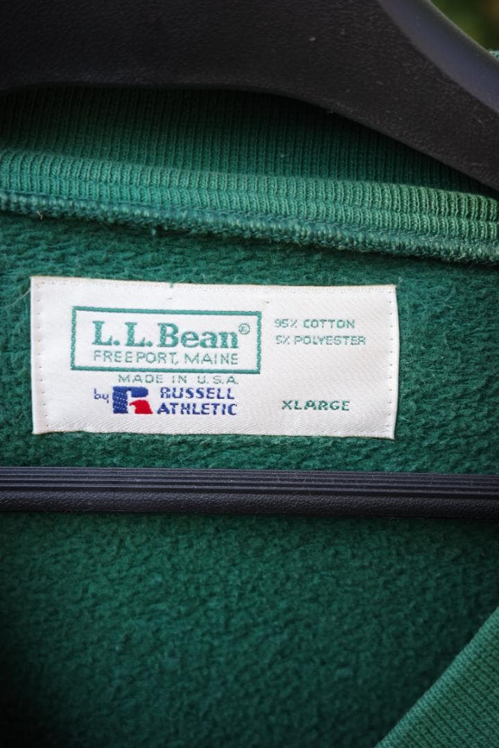 LLBean RUSELL フルスナップ　スウェット　ジャケット XL　USA製