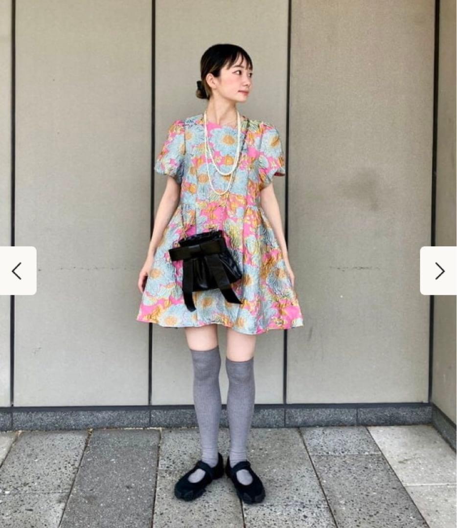 ワンピース sister jane Alegria Jacquard mini Dress
