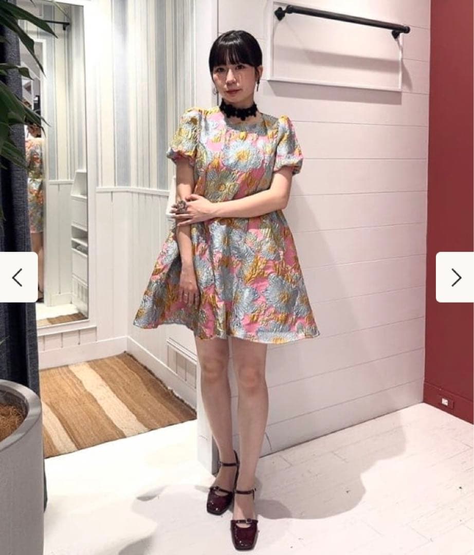 ワンピース sister jane Alegria Jacquard mini Dress