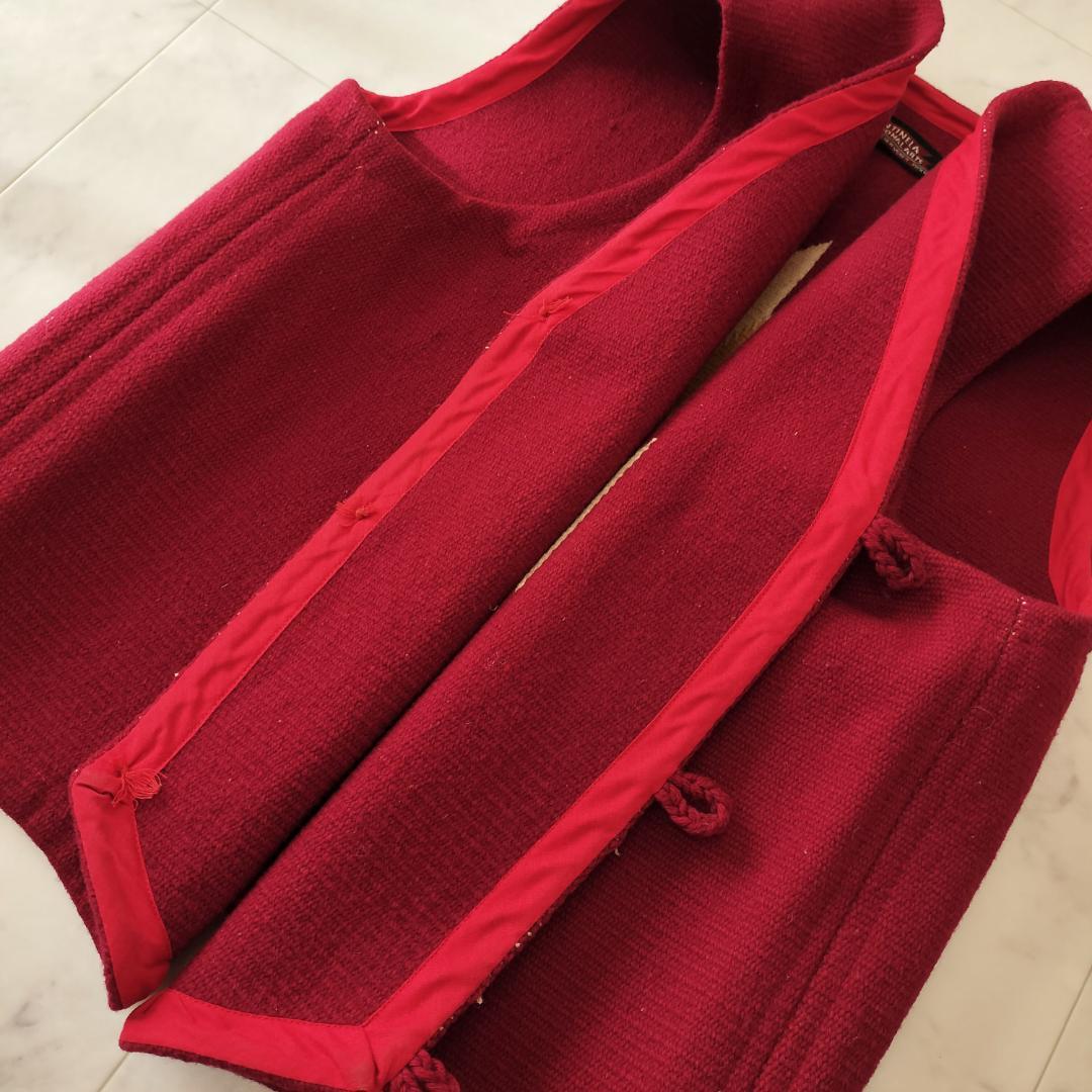 センチネラ 人気カラーレッド 42 XL ポインテッドチマヨベスト コンチョ