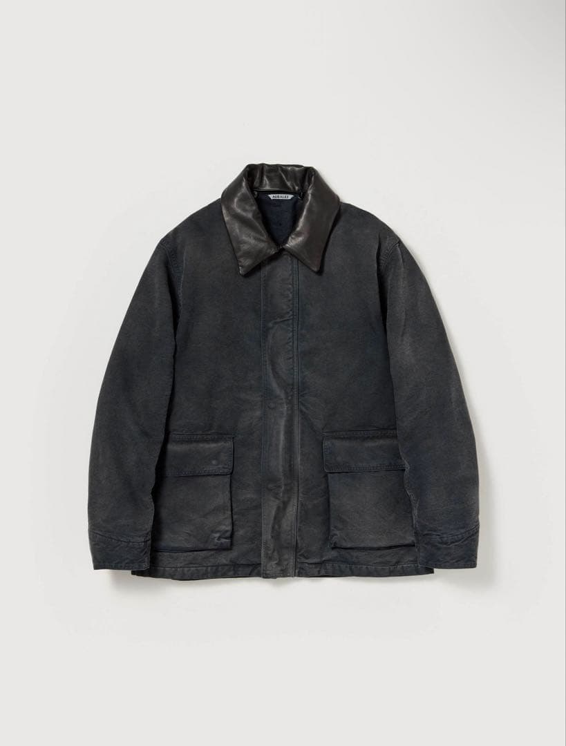 【新品未使用】25AW AURALEEダックブルゾン フェードブラック サイズ4