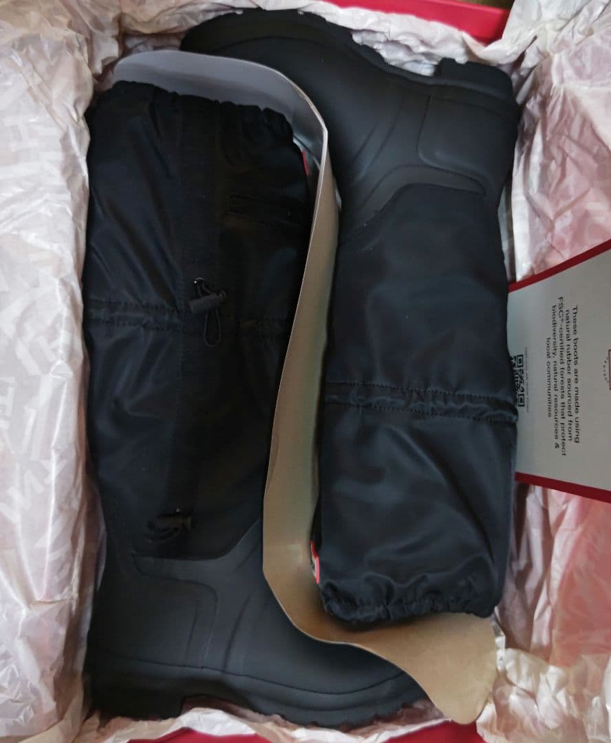 HUNTER【トラベル トール レインブーツ 24cm】新品 UK5