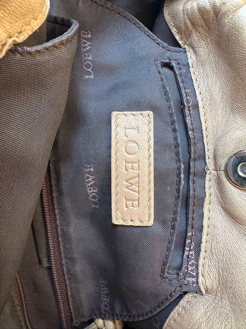 LOEWE/ロエベ/ハンドバッグ/ナッパアレイ　ゴールド