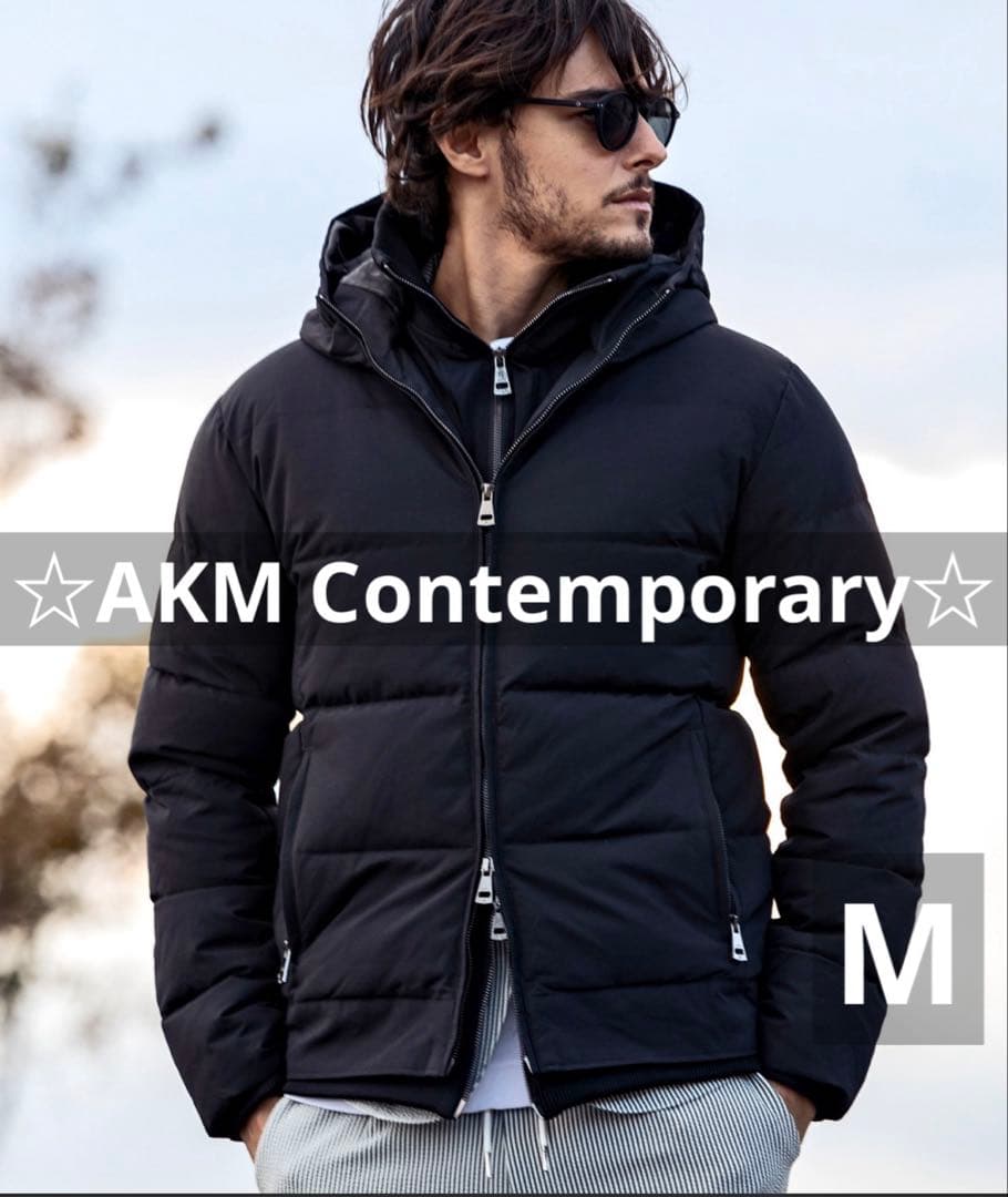 ヨシ‼️【 AKM エイケイエム 】ダウンジャケット ブラック M
