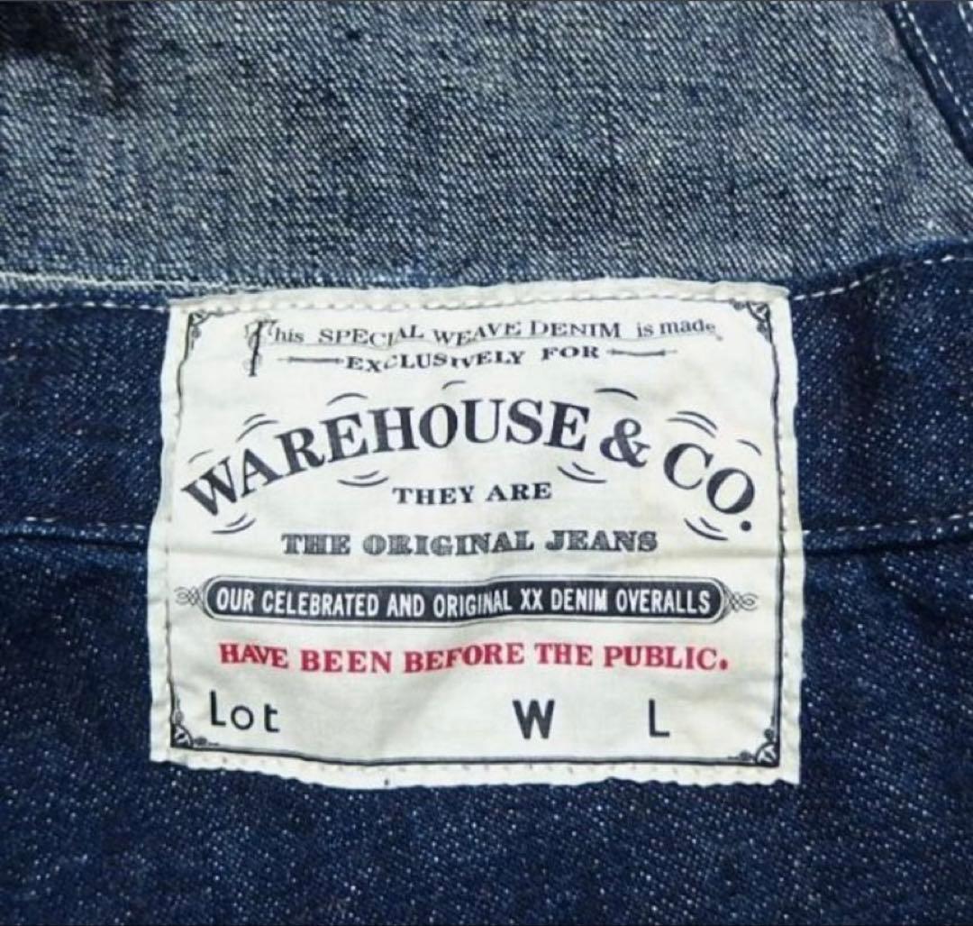 WAREHOUSEウエアハウスLot1093BIBOVERALLDENIMW32