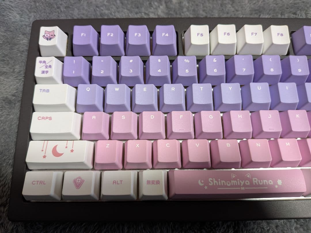 VSPO! GEAR ゲーミングキーボード 紫宮るなEdition