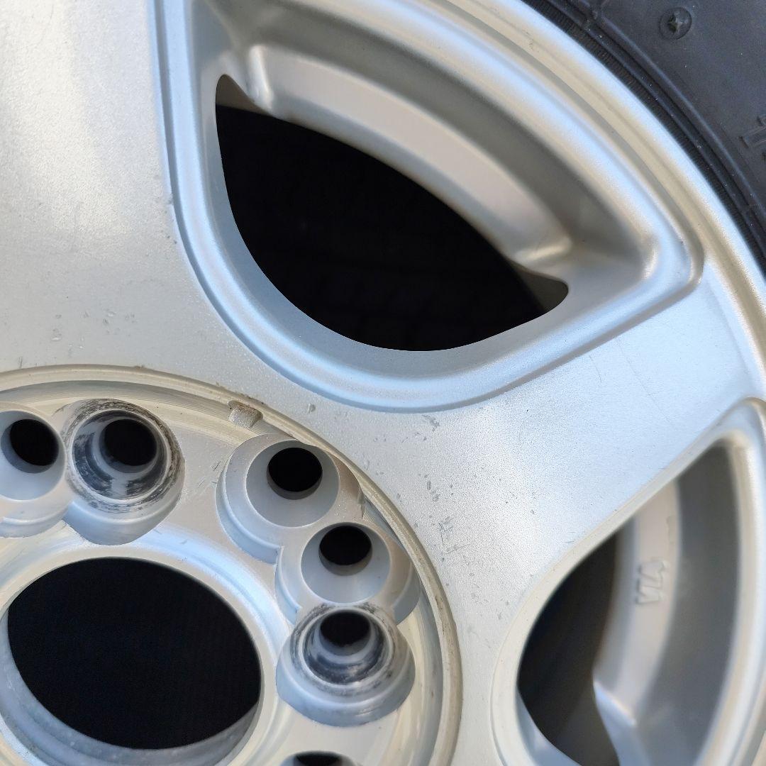 ①ブリヂストン W300 145R12 タイヤ×アルミ セット品 ２本