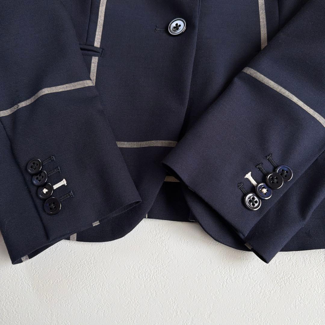 希少 美品 Paul Smith BLACK テーラード ジャケット チェック