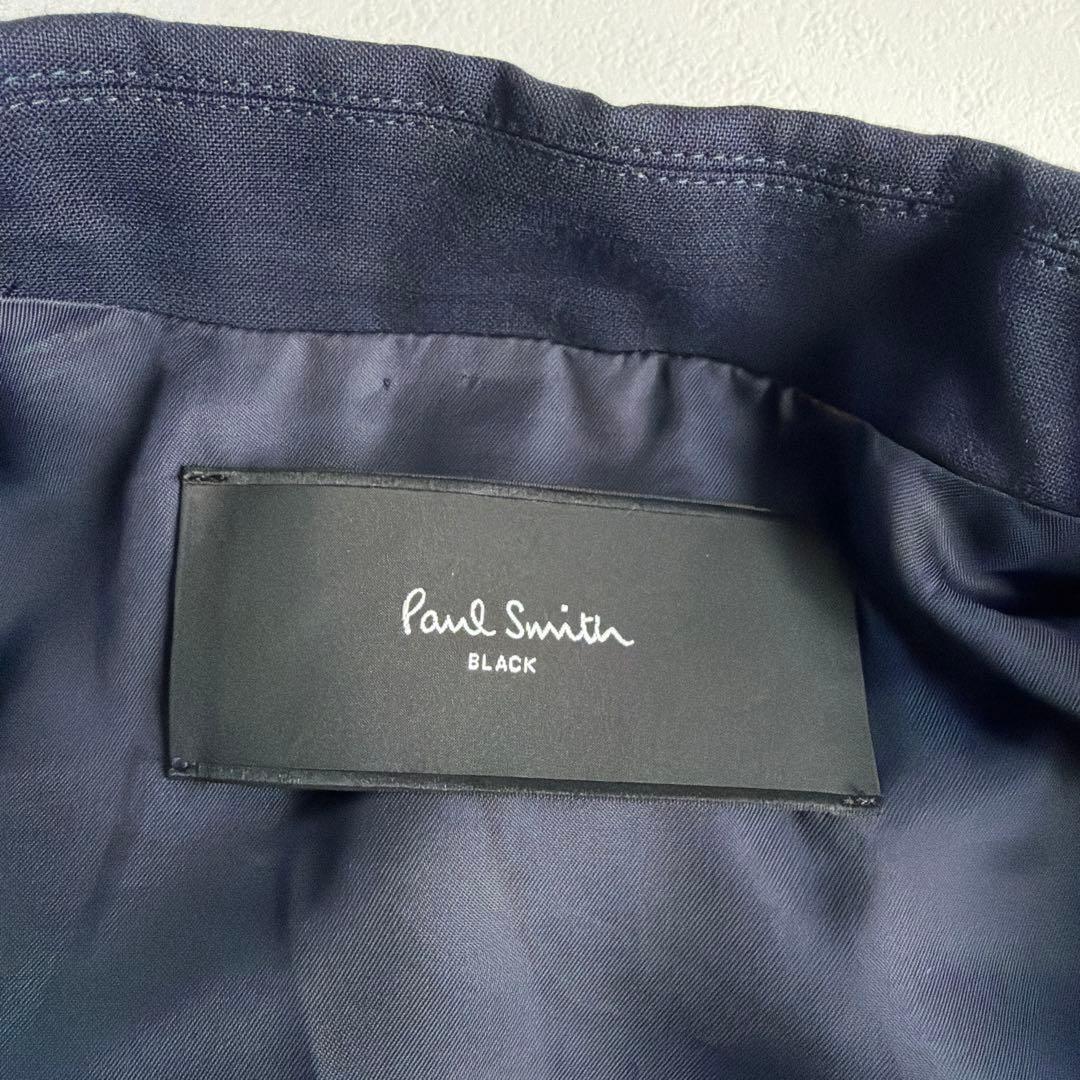 希少 美品 Paul Smith BLACK テーラード ジャケット チェック