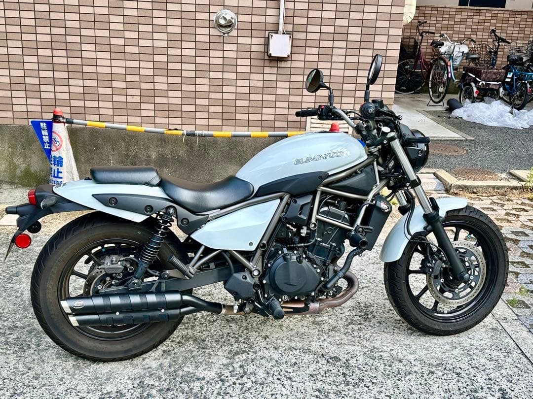 カワサキ エリミネーター400 用カスタムマフラー EL400 V1