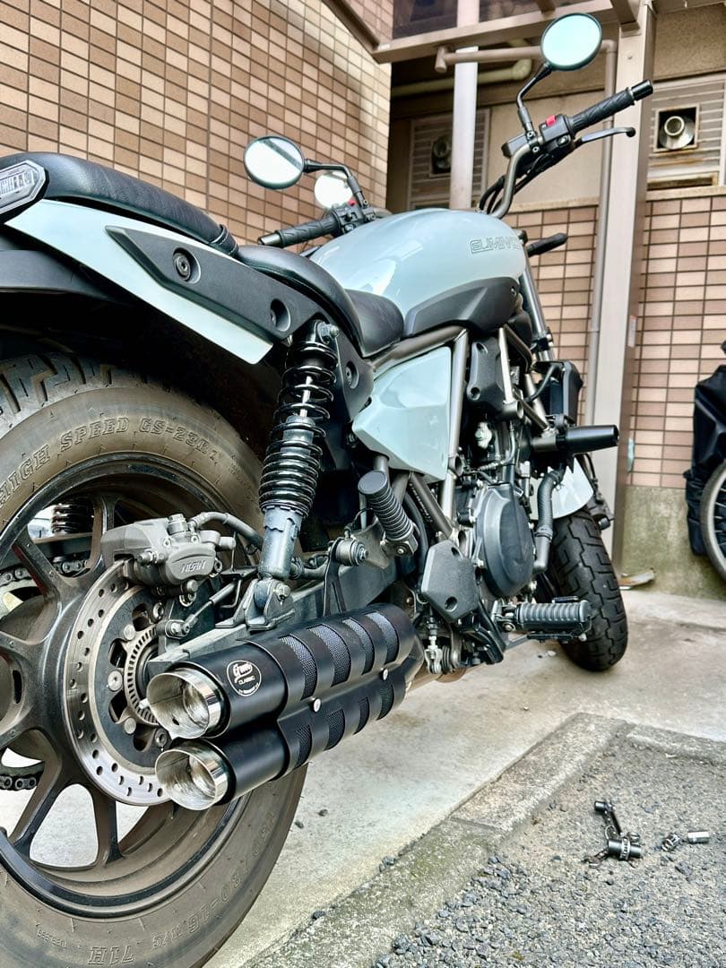 カワサキ エリミネーター400 用カスタムマフラー EL400 V1
