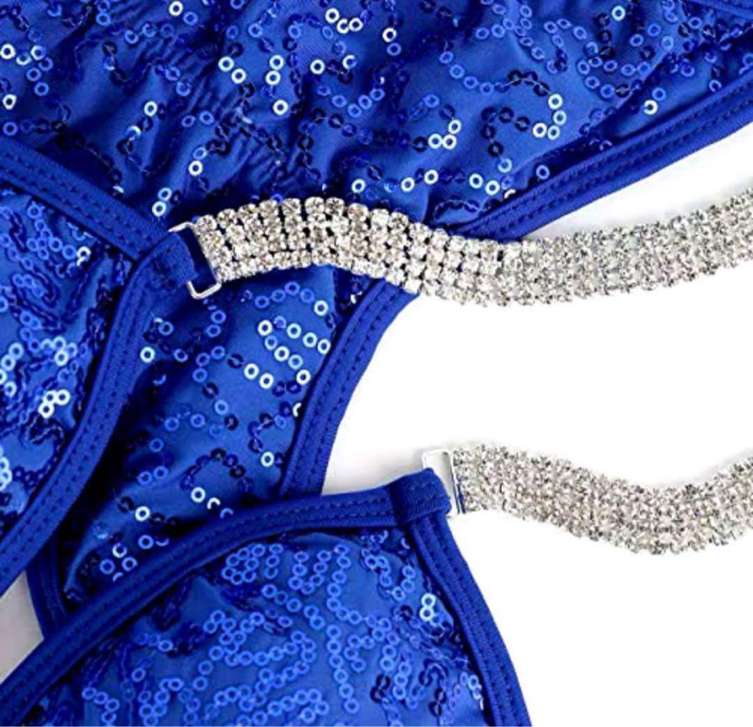 【新品】競技用ビキニ　大会　コンテスト　ピアス付き