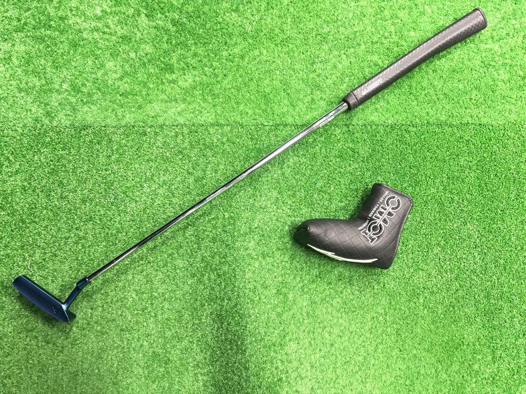 【美品】ミズノ M.CRAFT OMOI No.04 ブルー パター 34インチ