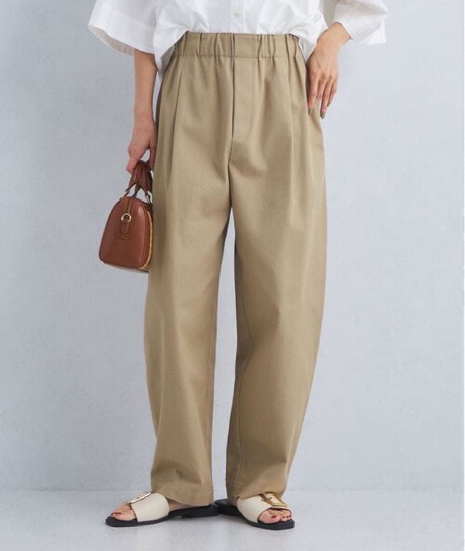 green label relaxing ハイツイストチノ カーブパンツ 36