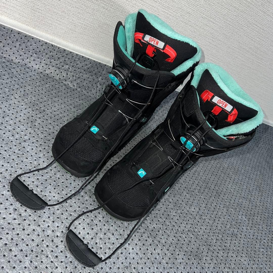 7-８回使用 24cm head GALORE BOA スノーボードブーツ