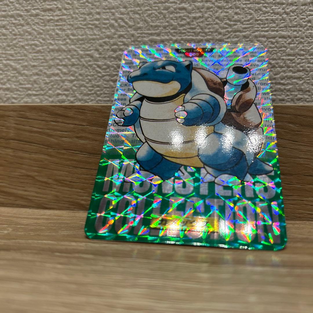 カードダス 緑　モンスターコレクション　カメックス