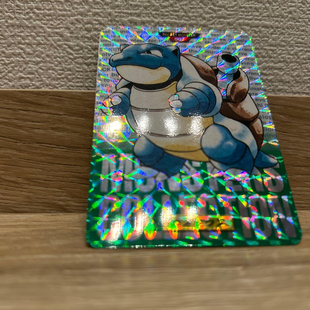 カードダス 緑　モンスターコレクション　カメックス