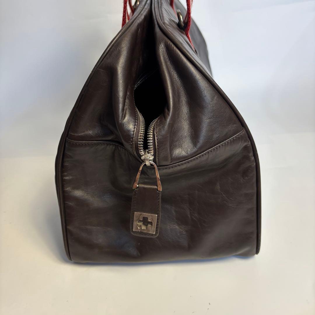 バリー トレインスポッティング レザー ボストン バッグ ブラウン