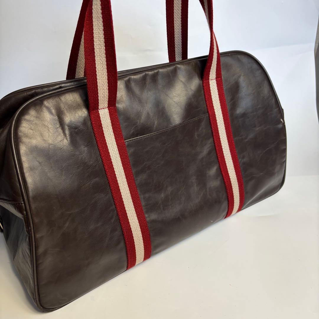 バリー トレインスポッティング レザー ボストン バッグ ブラウン