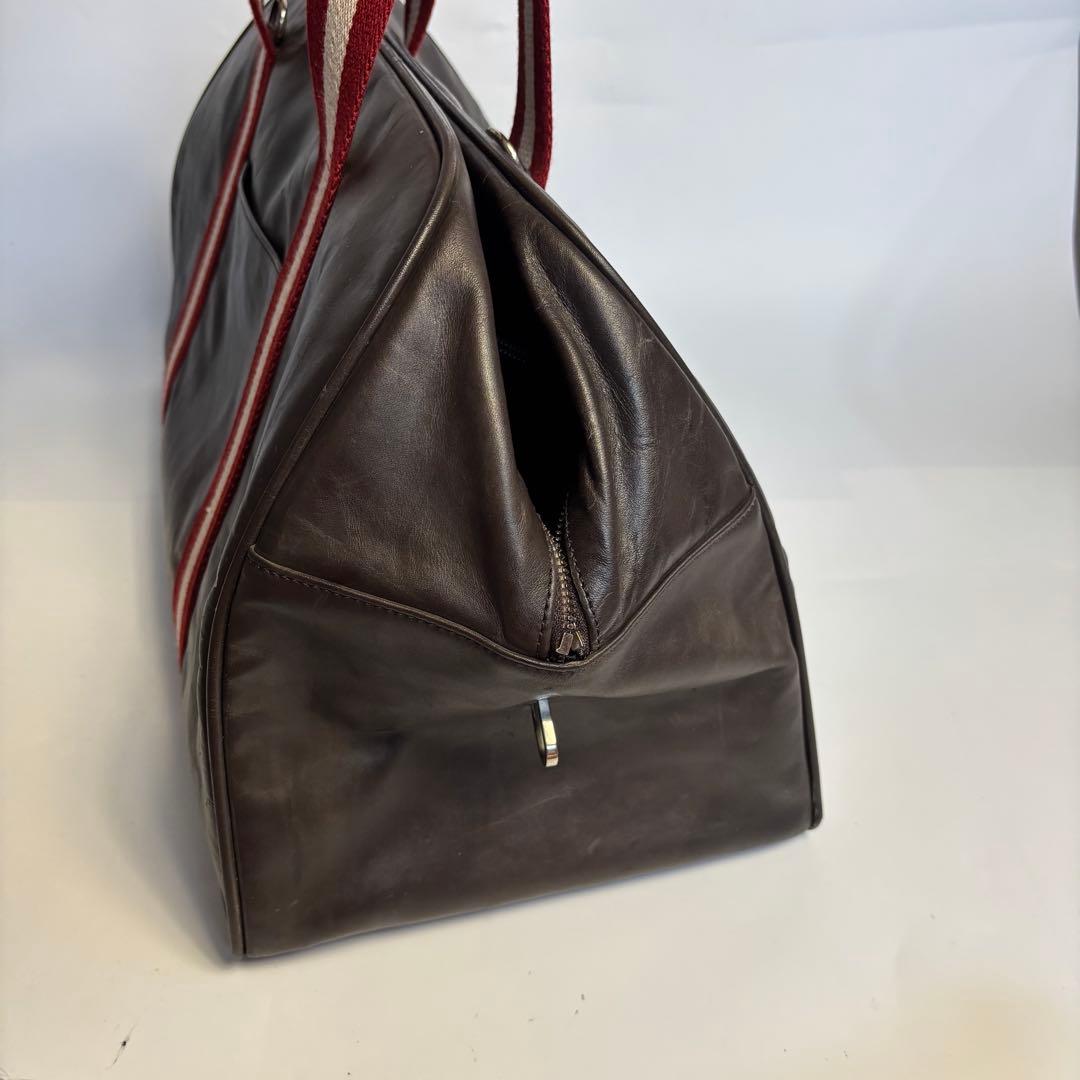 バリー トレインスポッティング レザー ボストン バッグ ブラウン