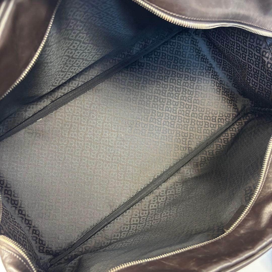 バリー トレインスポッティング レザー ボストン バッグ ブラウン