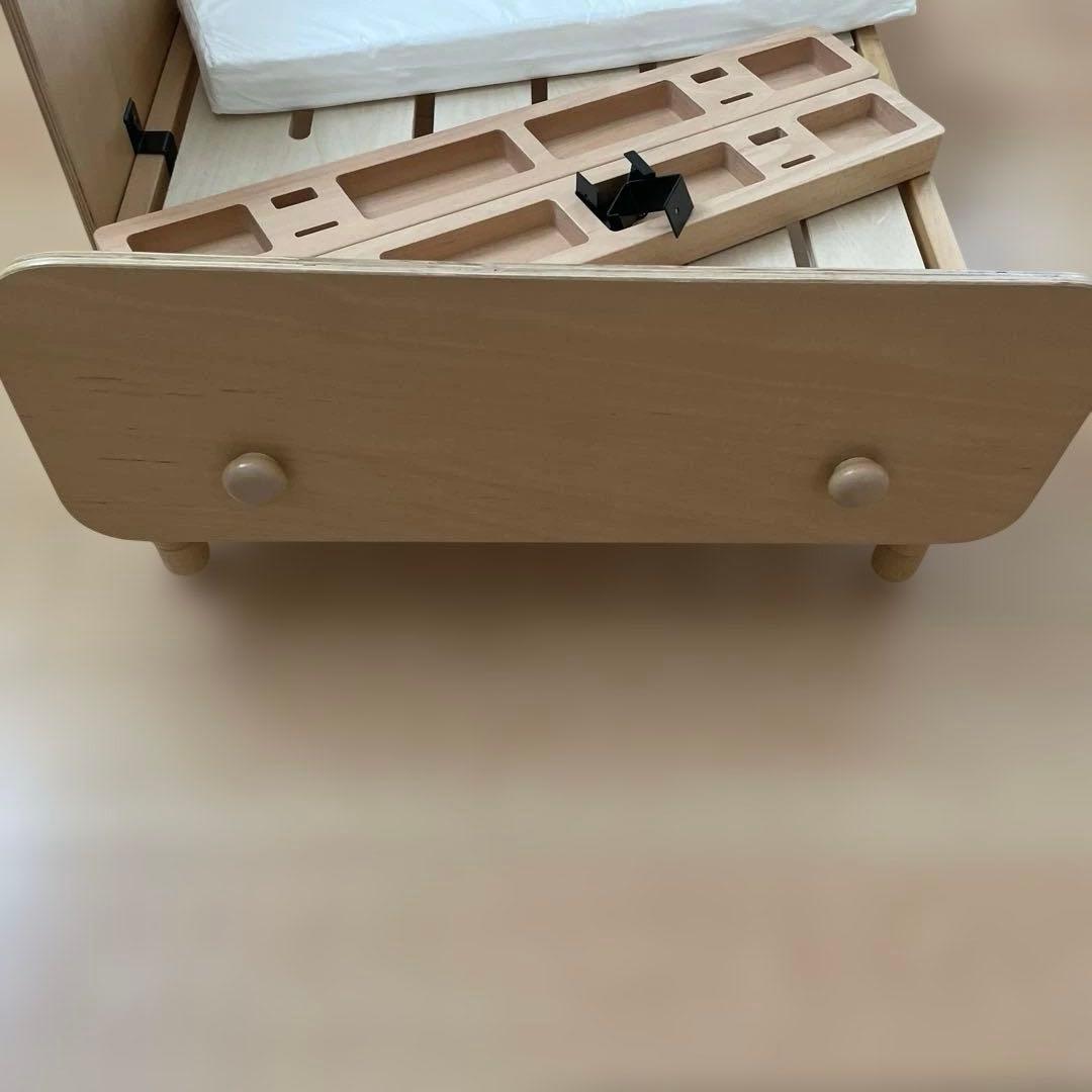 HOPPL べベッド　キッズベッド　延長ボード　延長マットレス　ベビーベッド