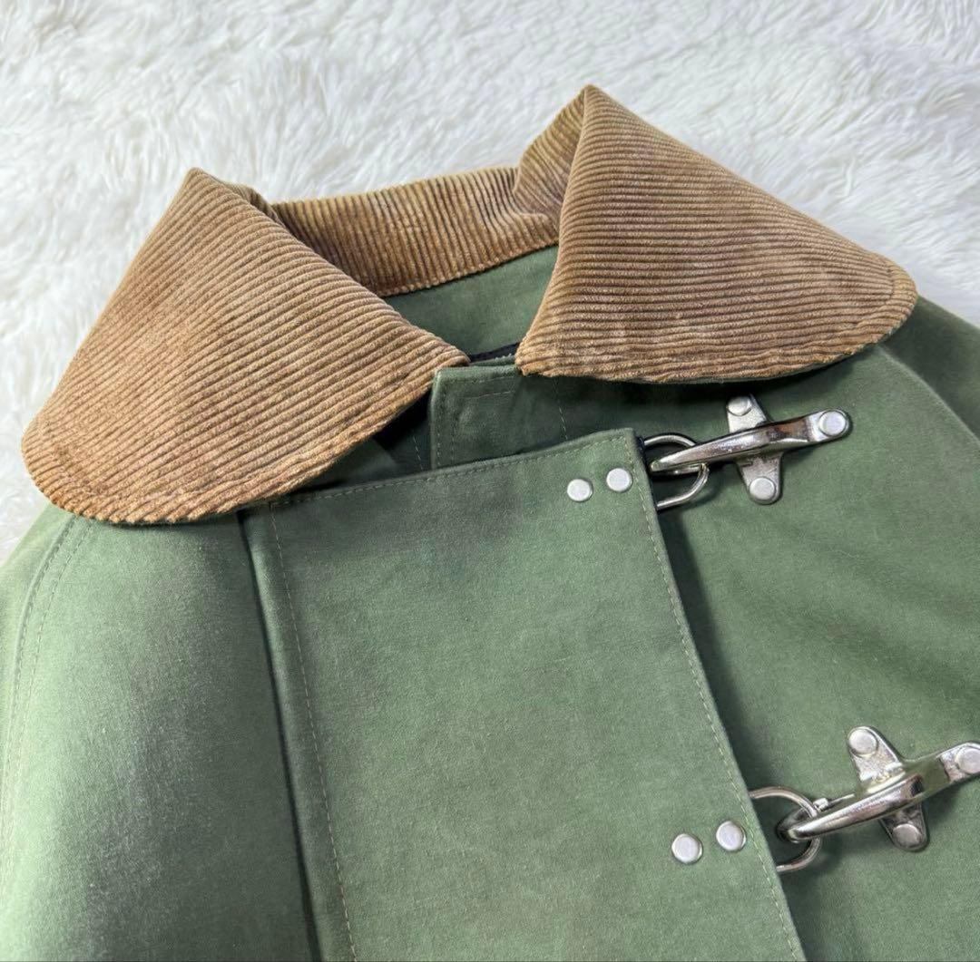 【美品 NYC製】ファイヤーマンジャケット バックル ヘビーコットン カーキ