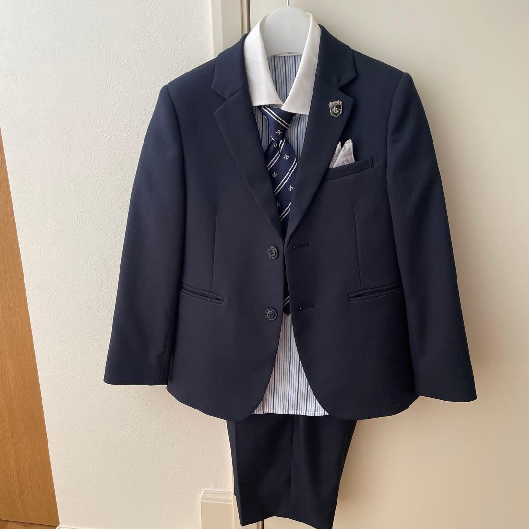 ショパンセレモニー用ネイビー スーツ120