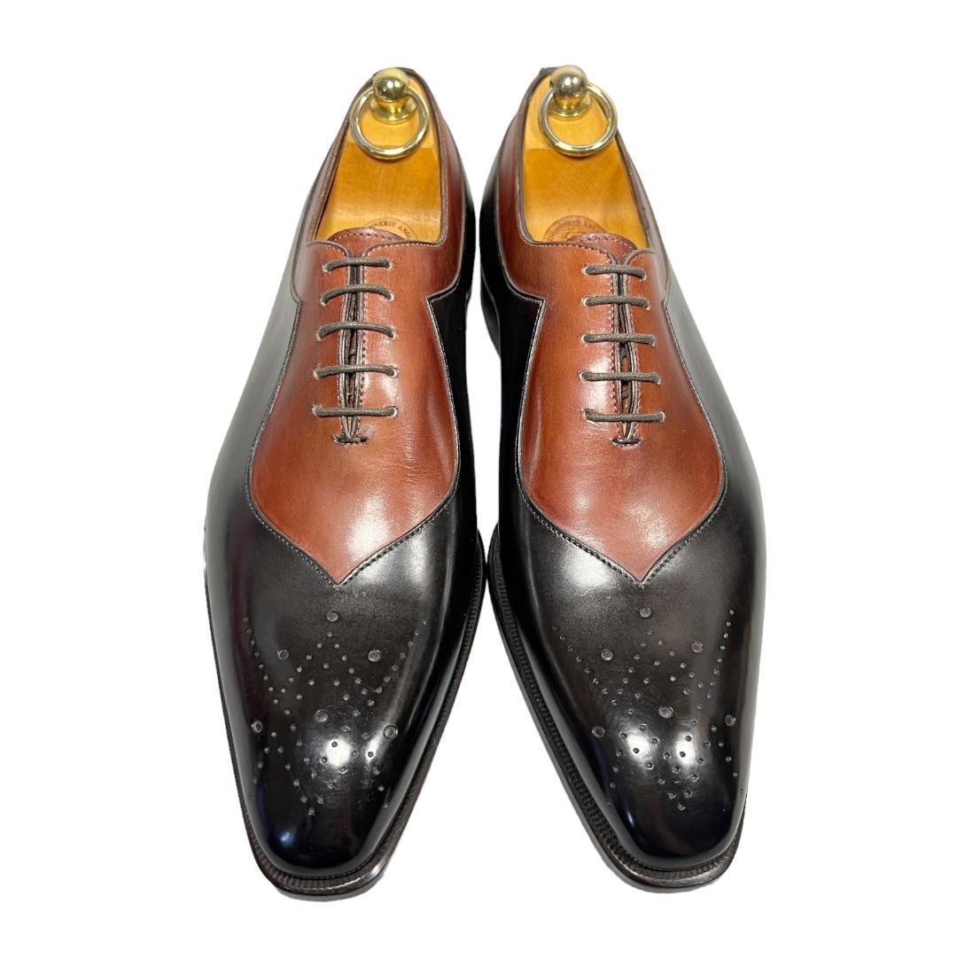 フランチェスコベニーニョ ホールカット ワンピース 61/2 25.5cm焦げ茶