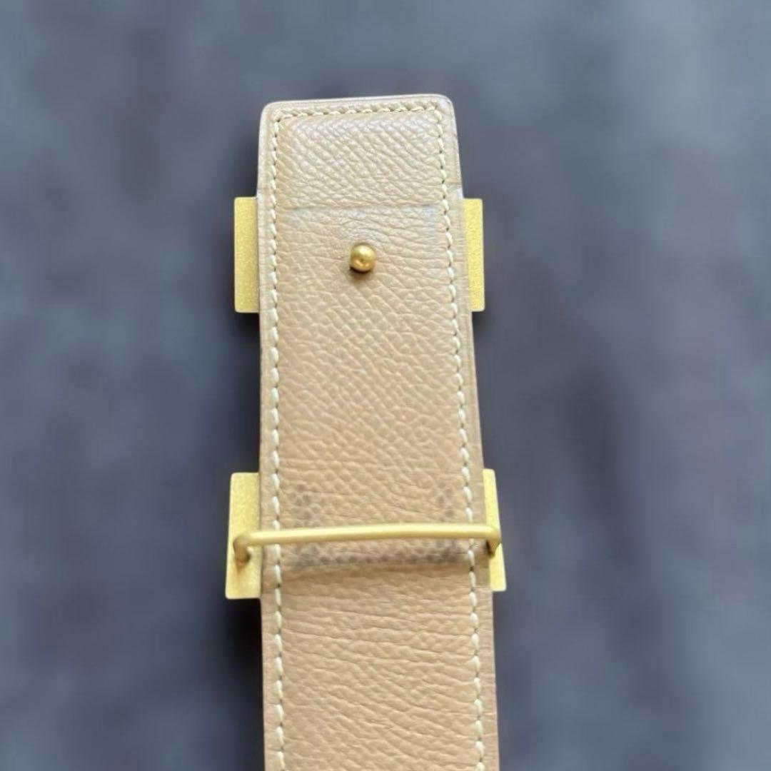 【HERMES 】ゴールド金具・リバーシブル【70】